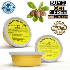 8oz Organic African Shea Butter Yellow Raw From GHANA Natural UNREFINED Pure
