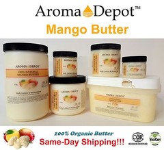 Mango Butter Raw Pure 100% Raw Natural Unrefined Body Butter JAR