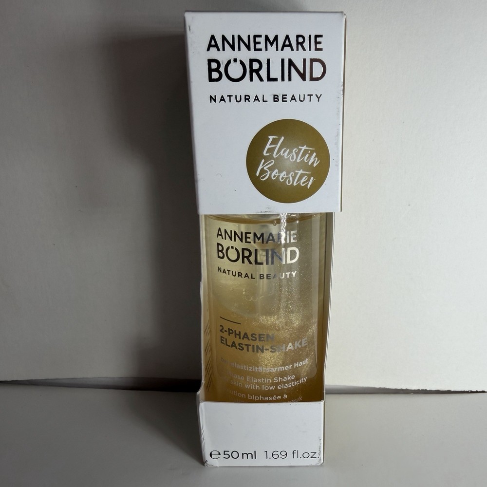 ANNEMARIE BÖRLIND 2-Phase Elastin Shake 50ml Vegan Firming Moisturizer Germany