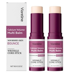 2Pack Calcium Volume Multi Balm, Wrinkle Core Stick, Anti-aging, Hydrating Firm