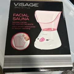 Visage Pro style Sauna Facial Pink And White New In Box